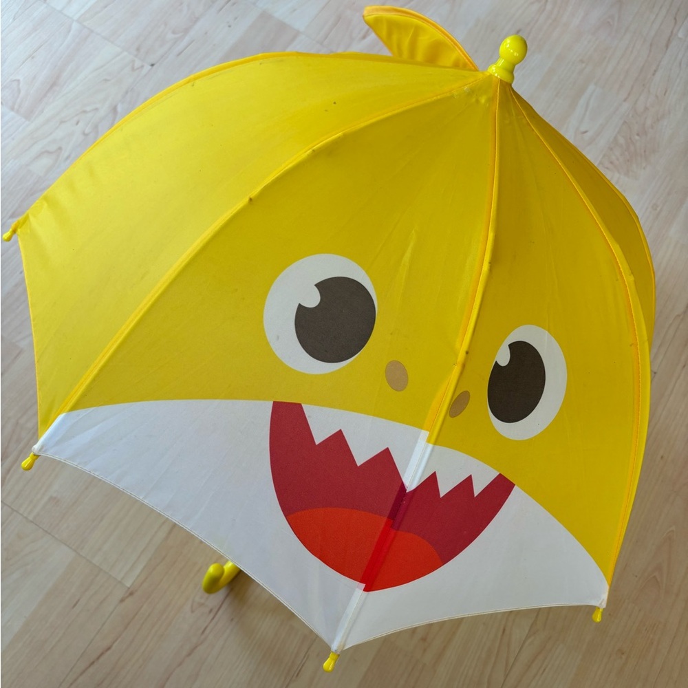 Yellow Shark picture, small size, Umbrella for kids